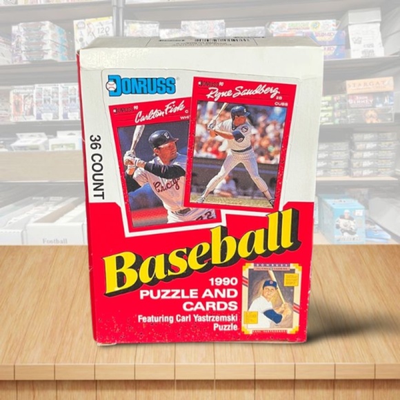 1990 Donruss Baseball Hobby Wax Box - 36 Packs per Box - Picture 1 of 1